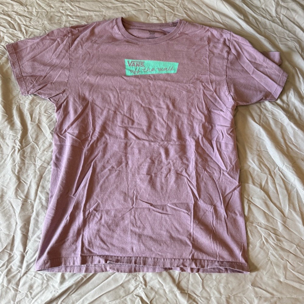 Vans Lilac Tee with Mint Logo